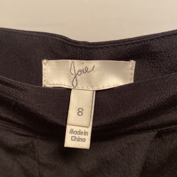 Joie Black Silk Dress Shorts - Picture 3 of 4